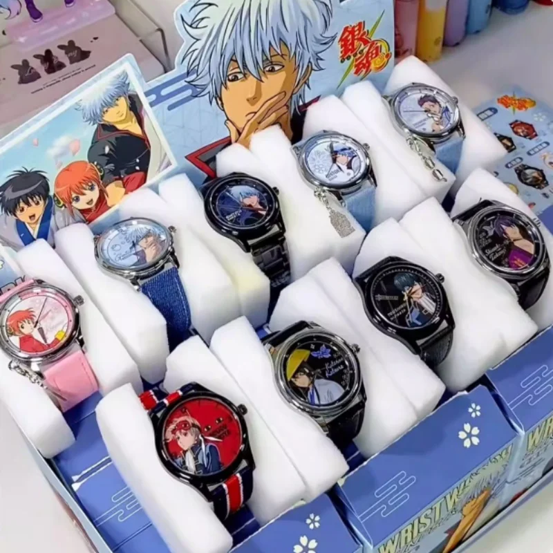 Фото Наручные часы Medialink Gintama Anime Watch Blind Box: коллекционные модные часы для любителей аниме, идеальный подарок для взрослых коллекционеров аниме. №1