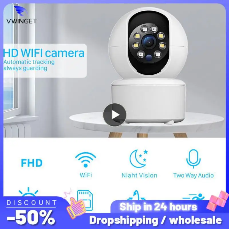 

1~6PCS 5MPWifi Video Surveillance Camera Security Home IP Wireless Webcam Baby Monitor Smart Automatic Tracking Night Indoor