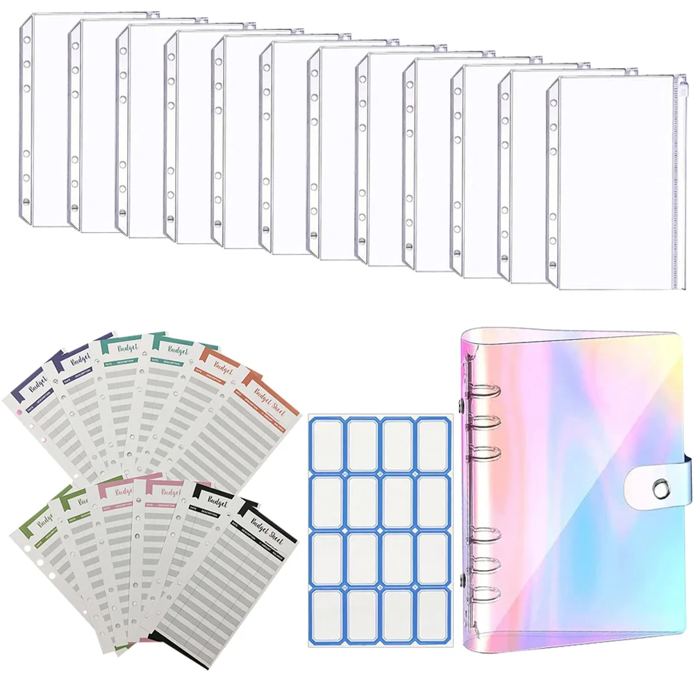 

1 Set Budget Binder Loose-leaf Budget Sheets Budgeting Planner Cash Envelopes( )