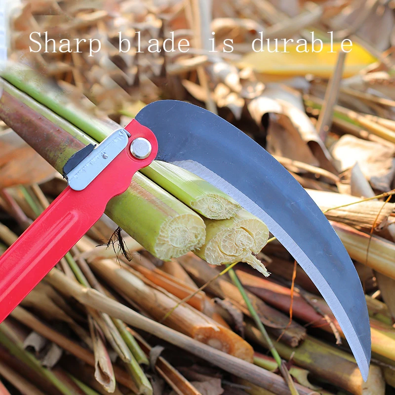 39*23 CM Light Gardening Folding Sickle Mowing Knives Manganese Steel Outdoor Knives Tools Weeding Knives Scythe Gardening Tools