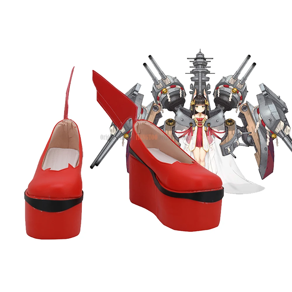 Обувь Nagato для косплея обувь на платформе из кожи под заказ взрослых и детей |