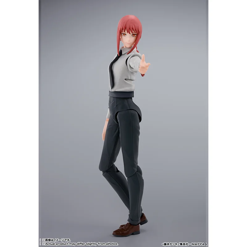 Фото В наличии оригинальные S.H.Figuarts SHF Makima Chainsaw Man аниме фигурки героев модель игрушки №4