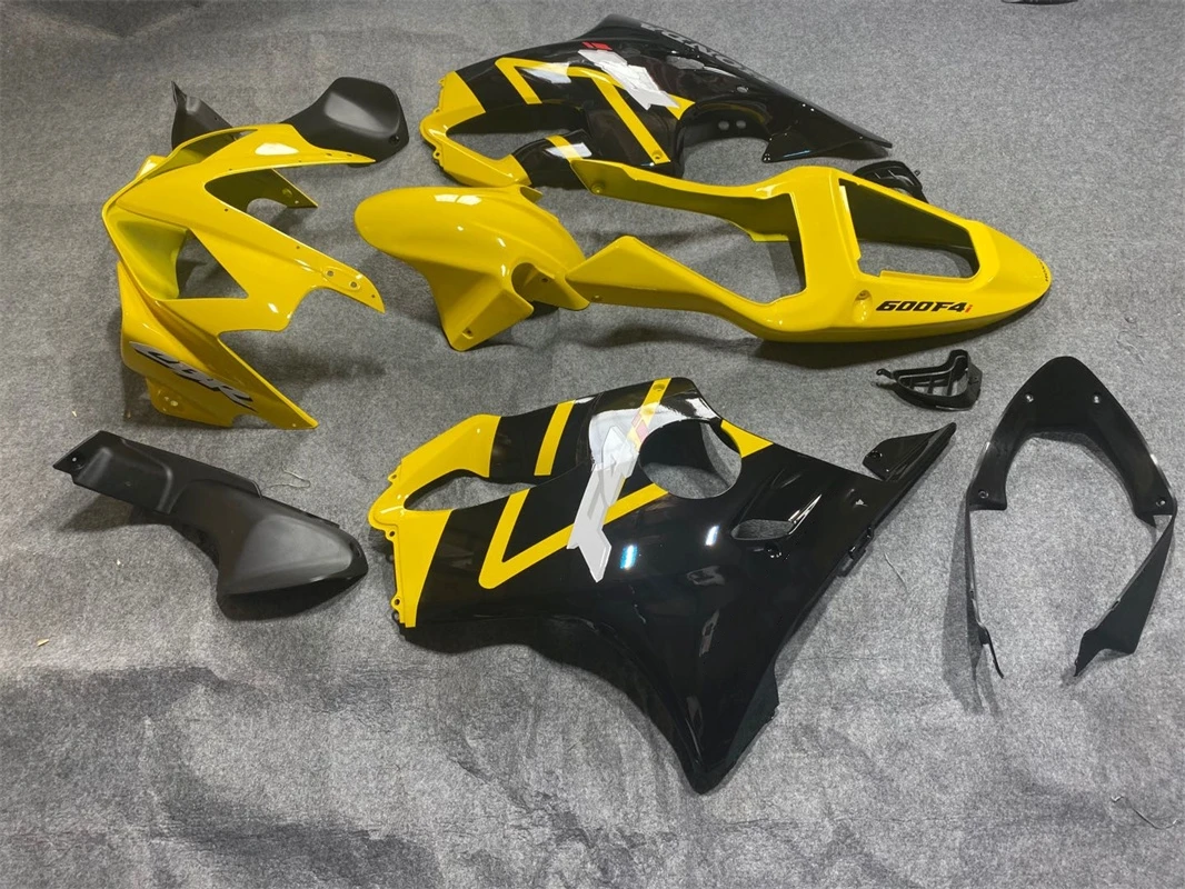 Обтекатели для мотоцикла CBR F4i 2001 - 2003 CBR600F4i 01 черные красные 600 2002 Пластиковые