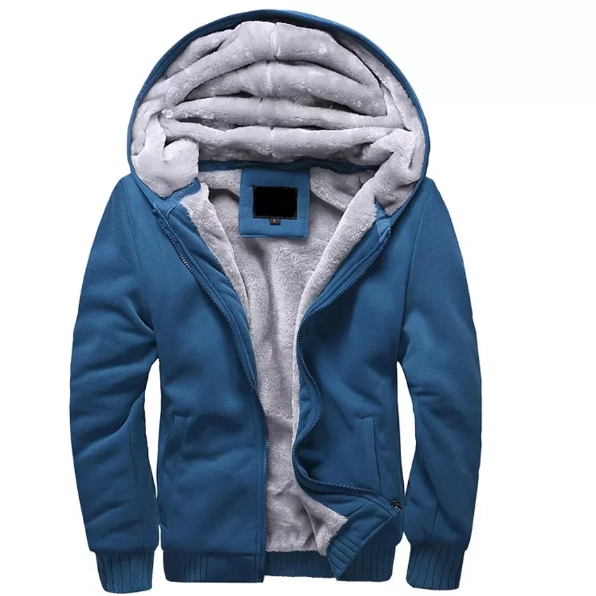 

Jackets Solid Casual Men's Tracksuits Fleece Warm Homme Hoodies Thick Men's Sportswear,EDA163 Winter Soft Men's