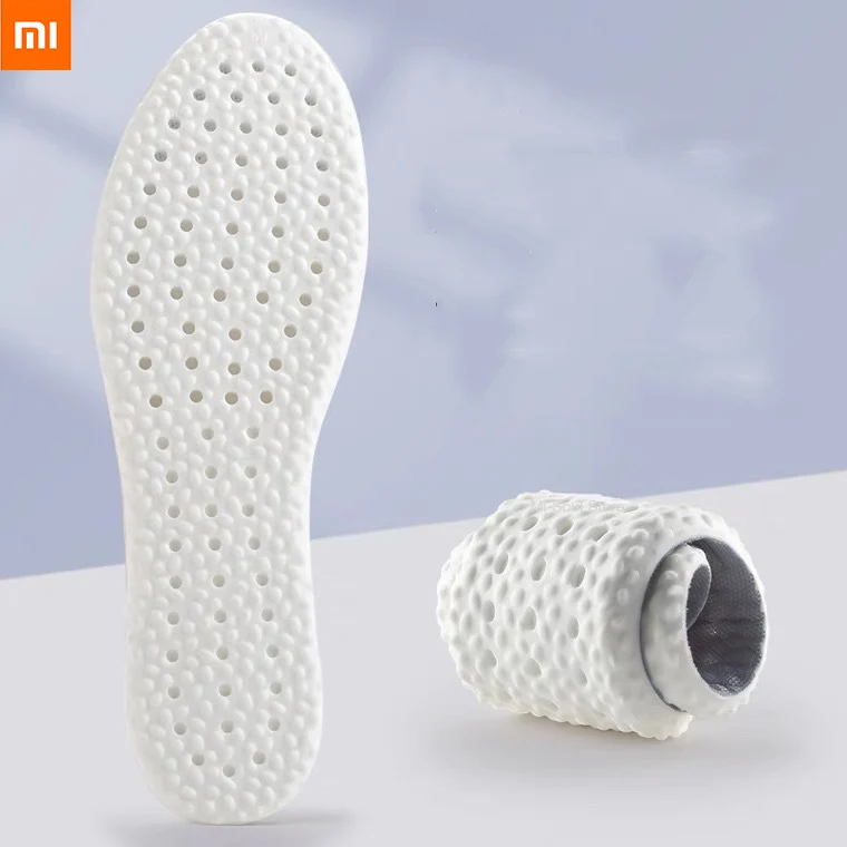 

Стельки Xiaomi youpin мужские/женские спортивные с эффектом памяти, дышащие дезодорирующие, из пены с эффектом памяти, для бега