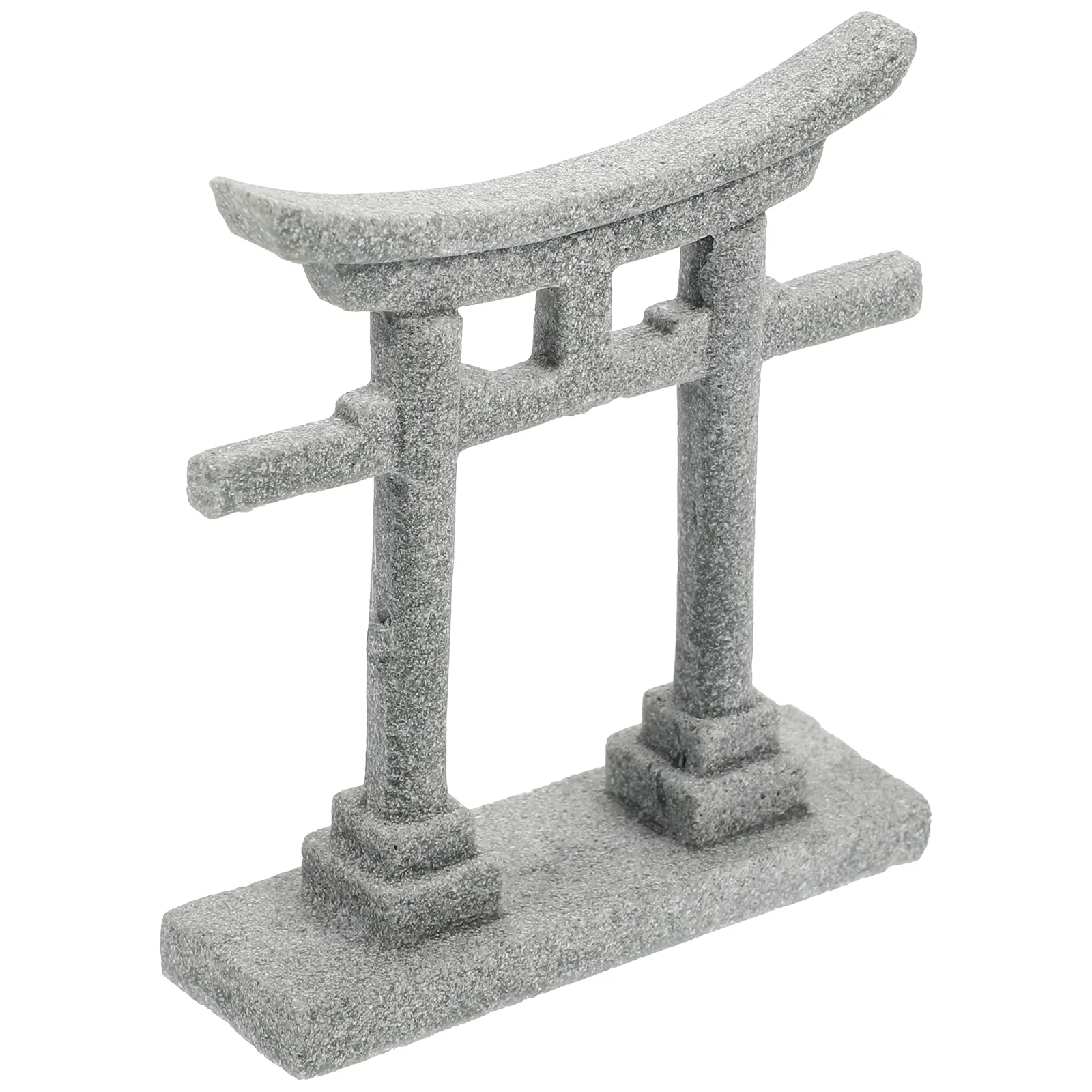 

Torii Gate Decor Aquarium Ornament Japanese Tank Miniature Landscape Garden Shinto Shrine Statue Micro Decoration Mini Sandstone