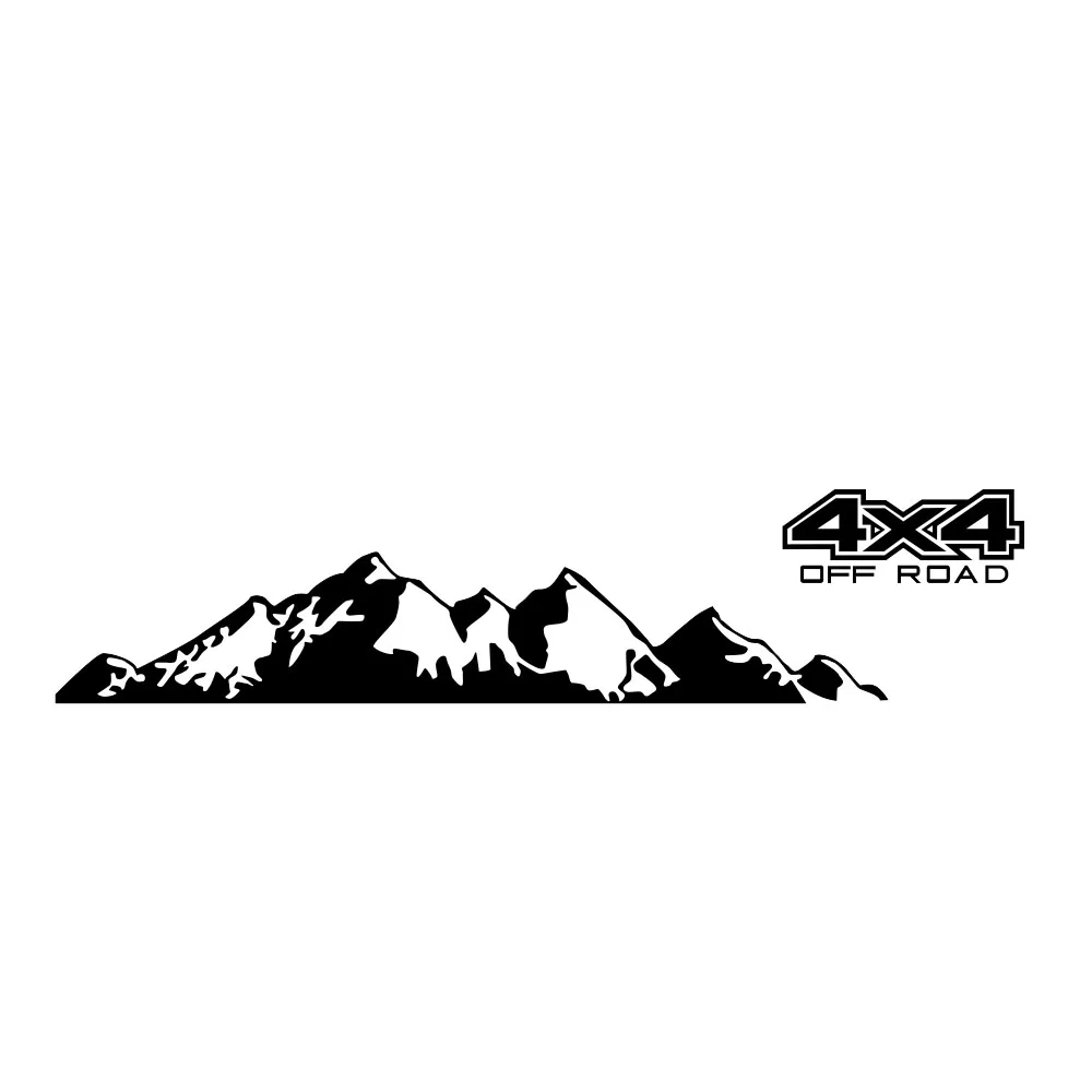 

Car Sticker 4X4 Off Road Graphic Decal for Ford Ranger Raptor Pickup Isuzu Dma Nissan NAVARA Toyota Hilux Accessories