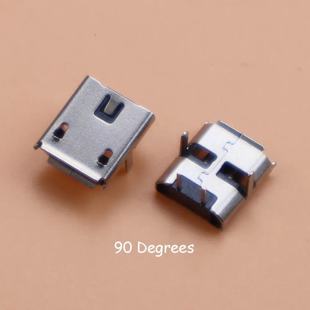 Фото 20-100 шт. Micro USB 2.0 2-контактный DIP и 2-контактный разъем SMT, гнездовой разъем питания, зажим для порта зарядки телефона №3