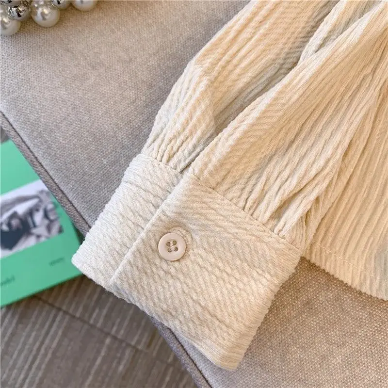 Весенне-осенние женские новые кукольные воротники на пуговицах и шнурке модные