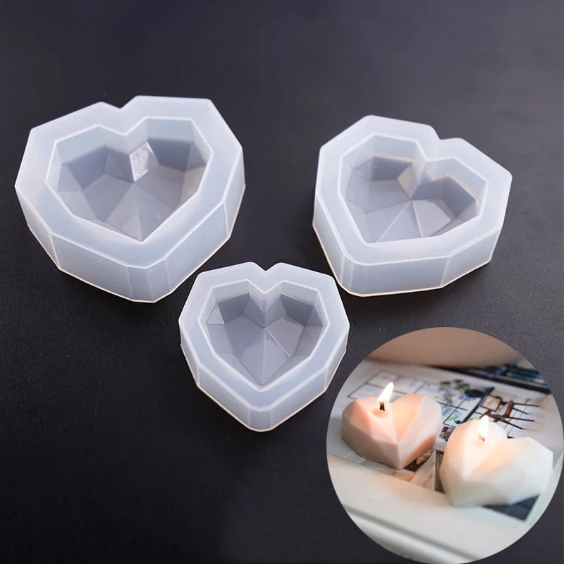 Силиконовая форма в форме сердца для ароматизированных свечей подарок любителей