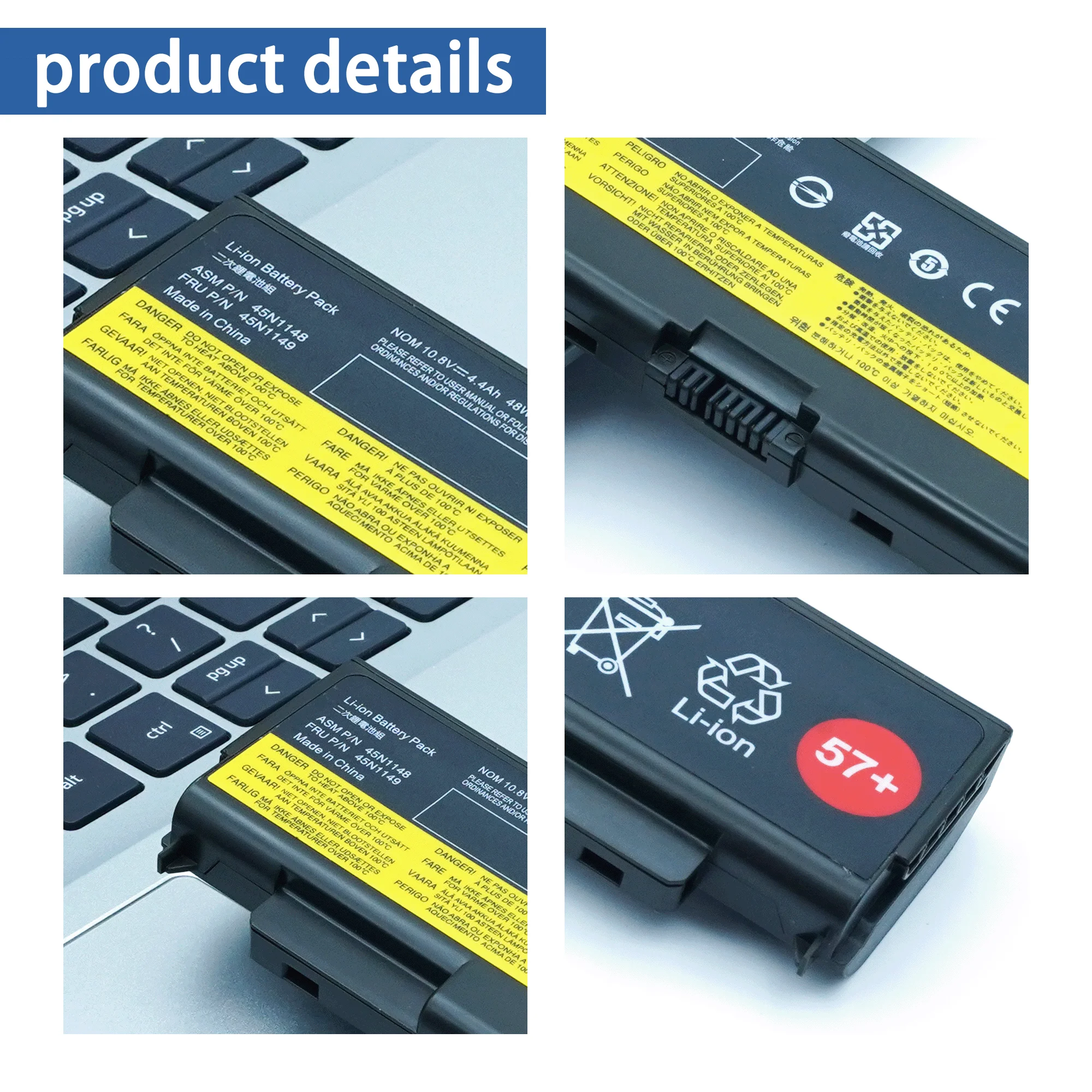 45N1148 T440P Аккумулятор для ноутбука Lenovo ThinkPad T540P W540 W541 L440 L540 45N1144 45N1145 45N1159 45N1158