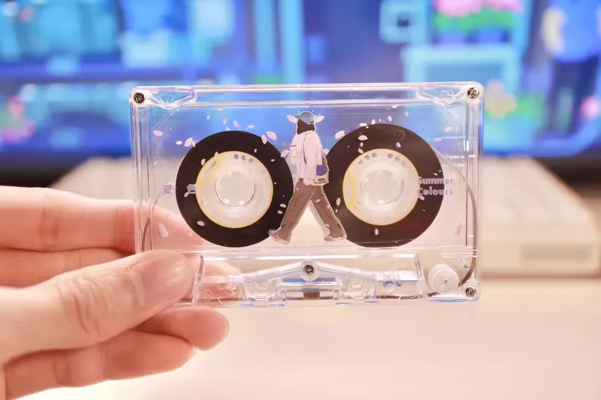 Аниме Vaporwave Kawaii ビビmkii музыкальные кассеты летние цвета альбом магнитная лента