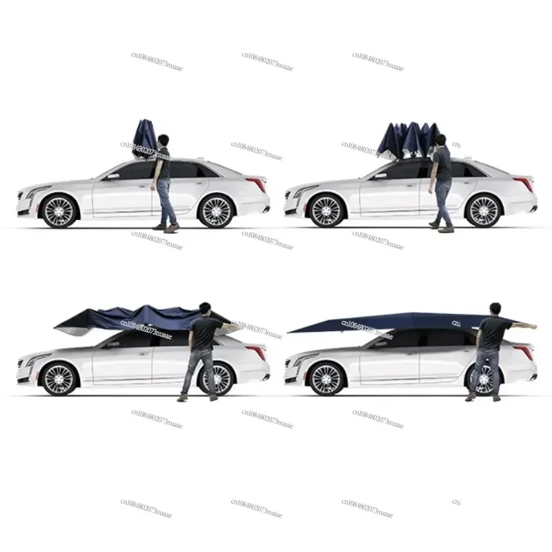 Полуавтоматический уличный автомобильный тент 4 8 м зонт солнцезащитный козырек