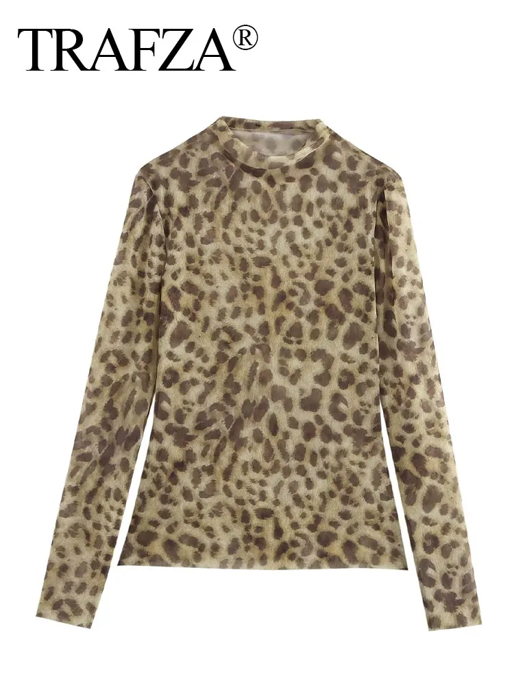 Женский топ с длинным рукавом и принтом 3 цвета