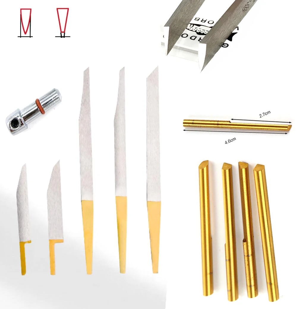engraving knife Jeweler HSS Graver Engraving max gravers G8 Pneumatic carving knife jewelry engraver tools Cutting Bits triangle