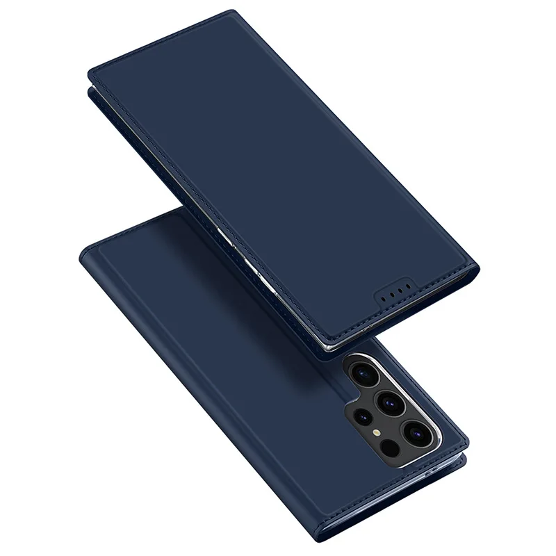 Магнитный флип-чехол Dux Ducis из искусственной кожи для Samsung Galaxy S26+ S25 S24 S23 S22 Ultra Fe с отделением для карт, противоударный защитный чехол (art.: 3920dc1ef9b68) - 3920dc1ef9b68