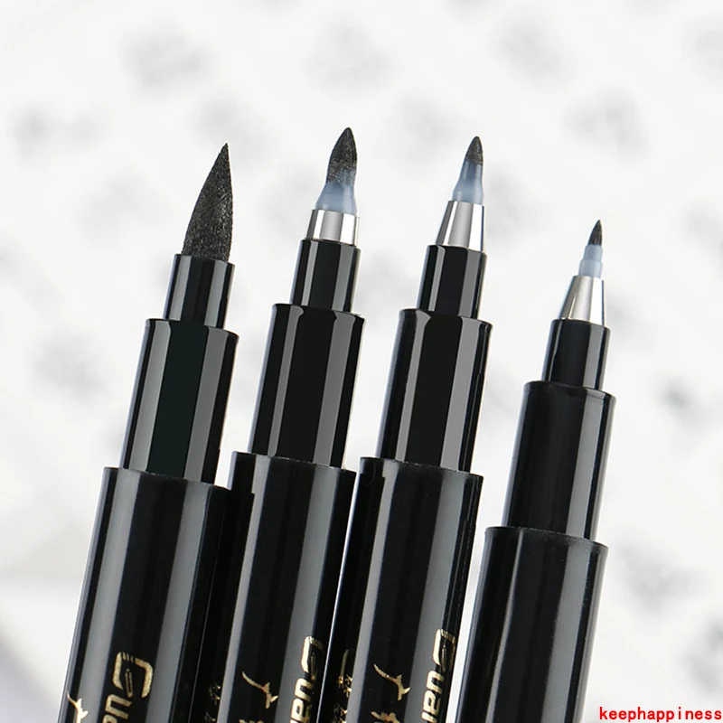 

Маркеры для каллиграфии Dot Ding черные