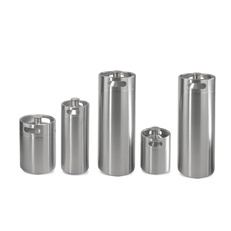 

2L/3.6L/4L/5L/10L304 stainless steel craft beer two-shot pressure holding container household home brew beer barrel