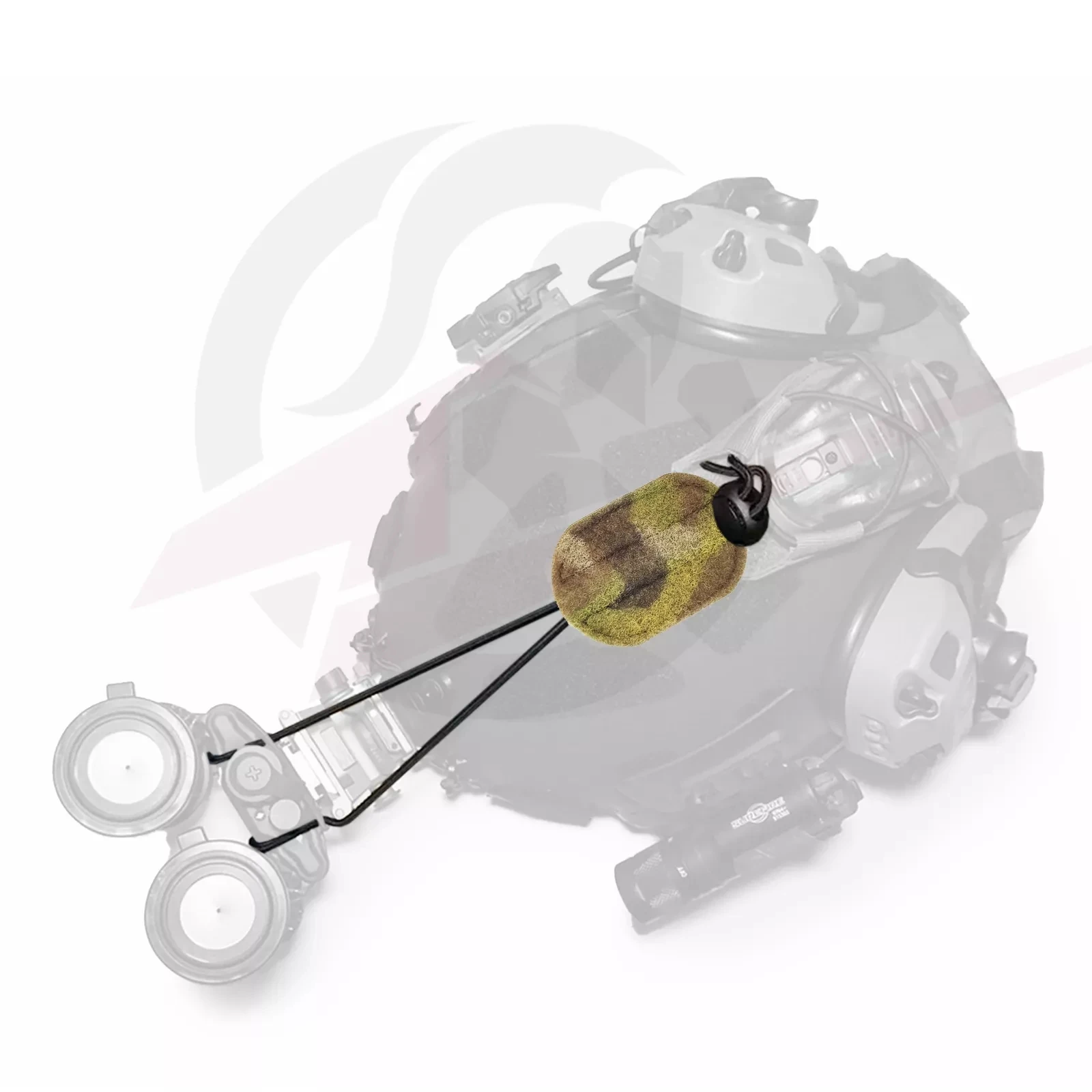 Kc стиль Nvg versterkingkit тактический шлем самосвал Versterking Touw Nachtzicht Apparaat Vaste Band