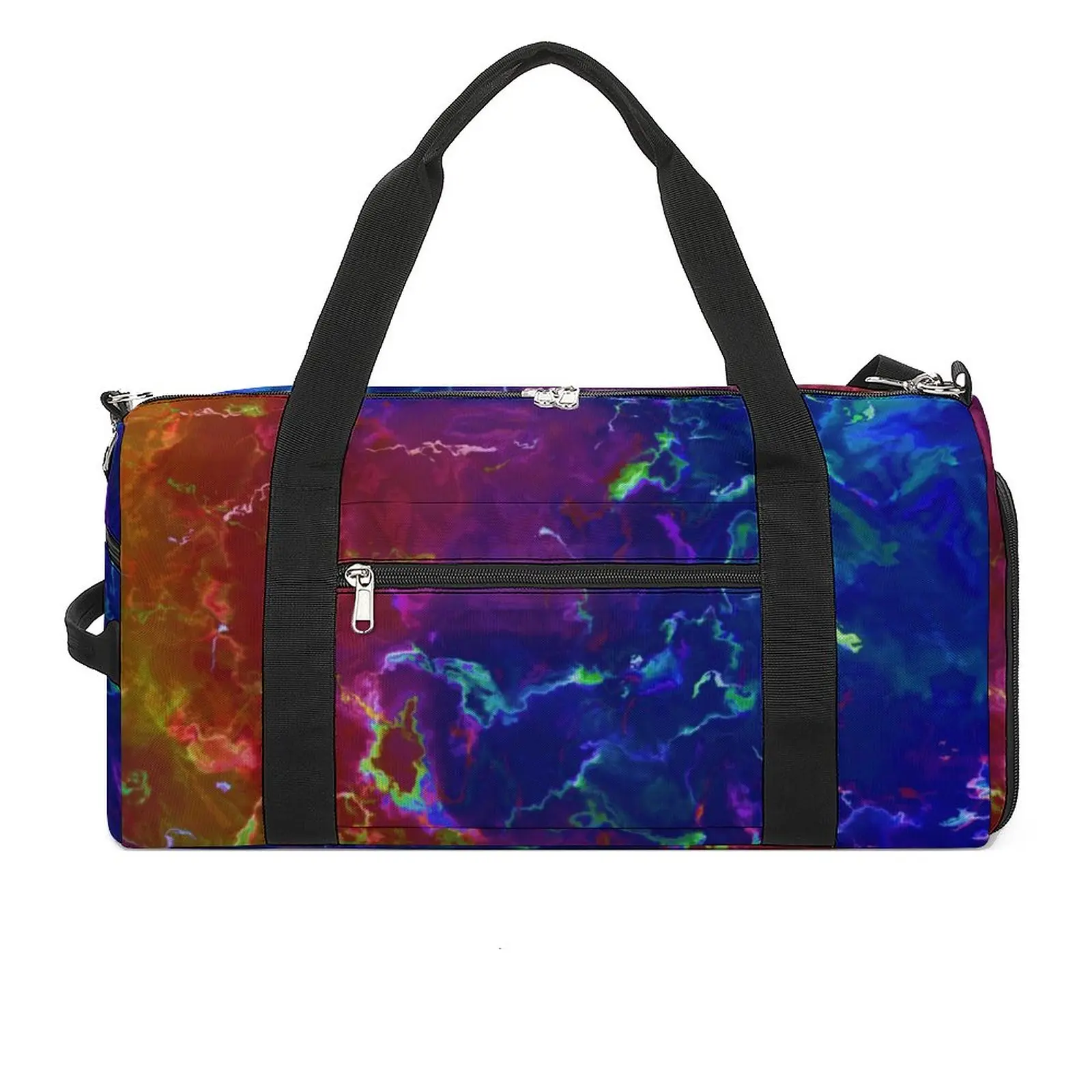 

Gym Bag Bright Splash Print Sports Bag Large Abstract Ink Male Female Weekend Custom Handbag Novelty Training Fitness Bag