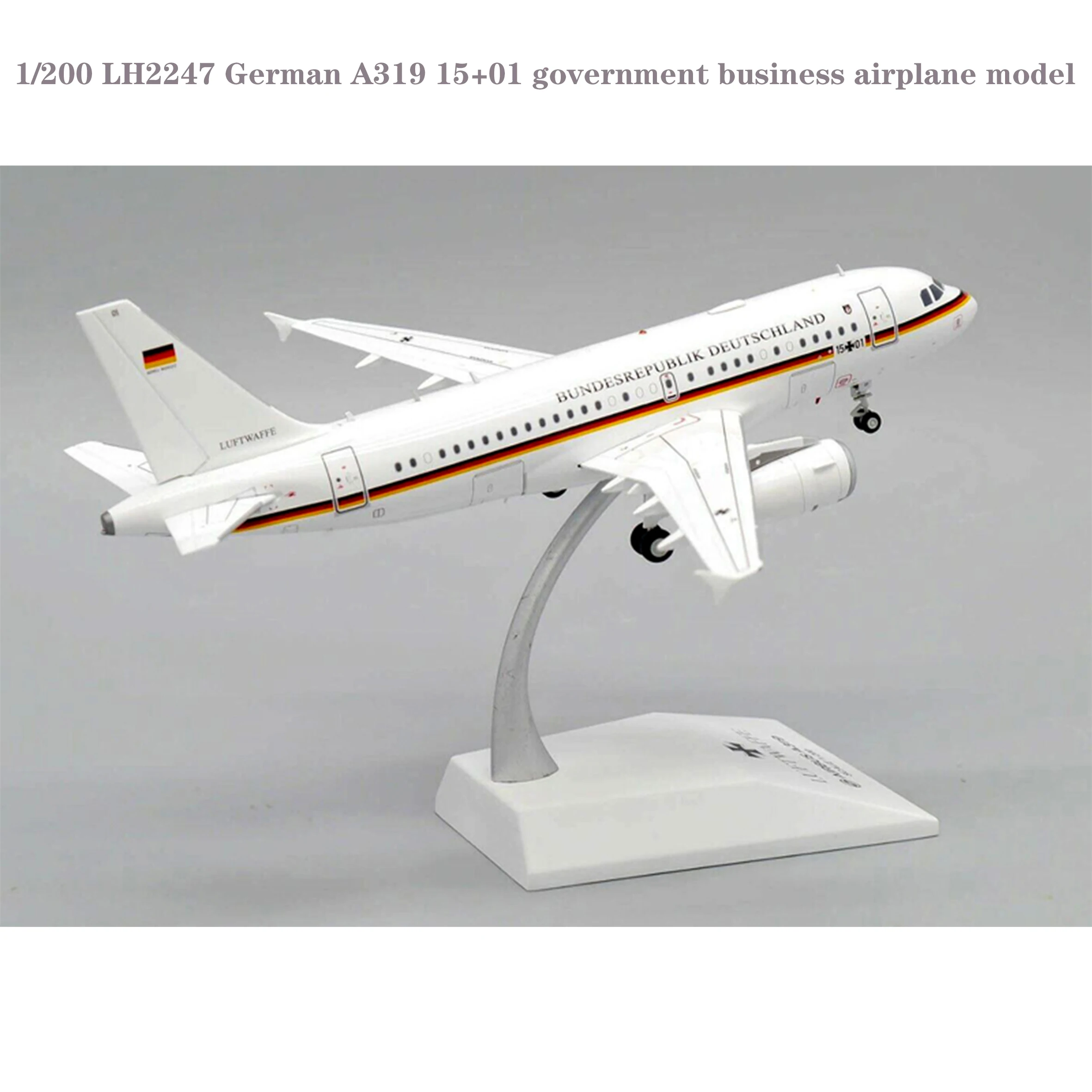 

Fine 1/200 LH2247 немецкий A319 15 + 01 модель самолета правительственного бизнеса Коллекционная модель готового изделия из сплава