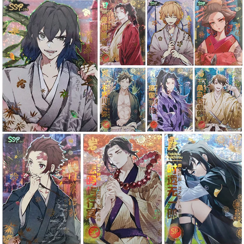 Коллекционная карточка аниме рассекающий демонов серии SSP SP агацума Зеницу Даки