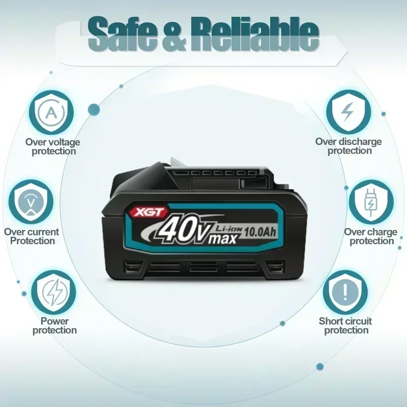 Литий-ионный аккумулятор Makita 40 В MAX XGT 10 0 Ач оригинальный BL4020 BL4025 BL4050 BL4080