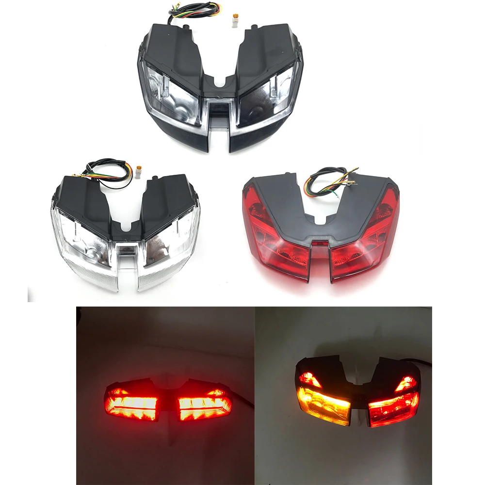 

Motorcycle Rear Tail Light For DUCATI HYPERMOTARD 821 939 950 SP 2012-2021 Taillight LED Turn Signal Lamp Brake Light Integrated