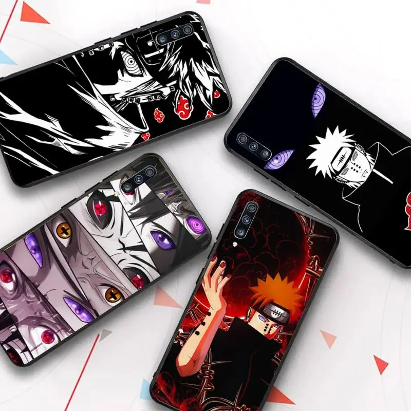 

BANDAI Naruto Akatsuki Phone Case for Samsung Galaxy A 51 30s a71 Soft Silicone Cover for A21s A70 10 A30