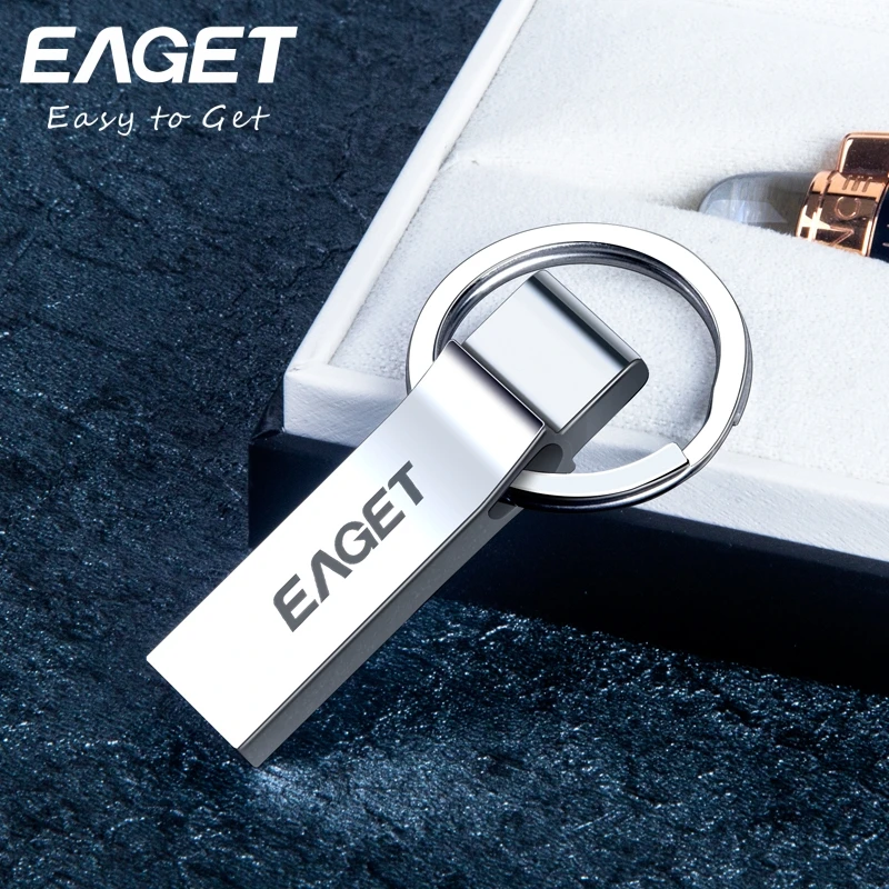 

EAGET U9H Mini USB Stick Pendrive Memory Stick Available in 64GB/32GB/16GB/8GB Micro Metal USB2.0 Flash Drive