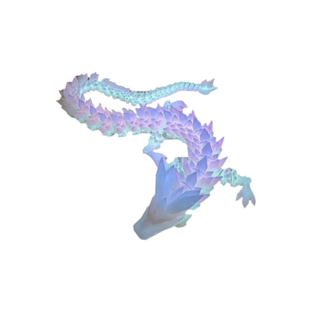 

Светящийся 3D-дракон из пластика