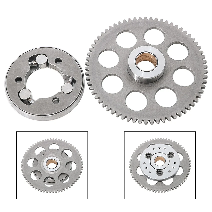 Фото Муфта стартера для мотоциклов Yamaha XV400 XV500K XV500S XV535 XV535S XV535H Virago OEM:22U-15517-00 22U-15580-00 №2