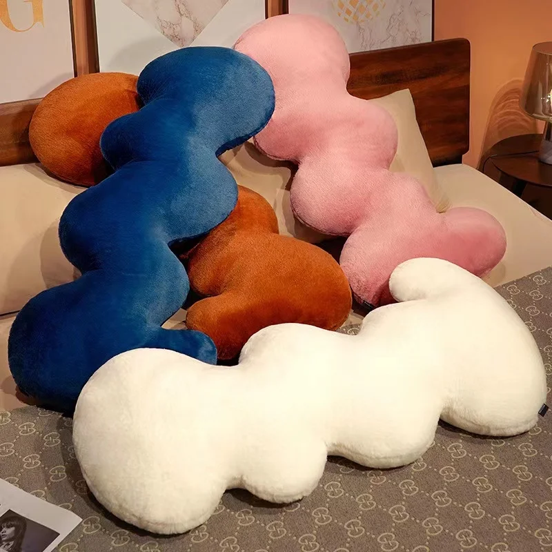

Long love Plush Toys Pillow Stuffed Rabbit Fur Plush Bed Cushion For Children PlushDoll Lovely Bed Decor Gift