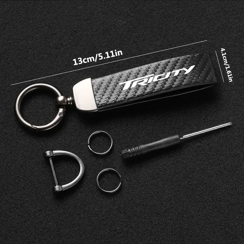 1 шт. цепочка для ключей от мотоцикла из углеродного волокна