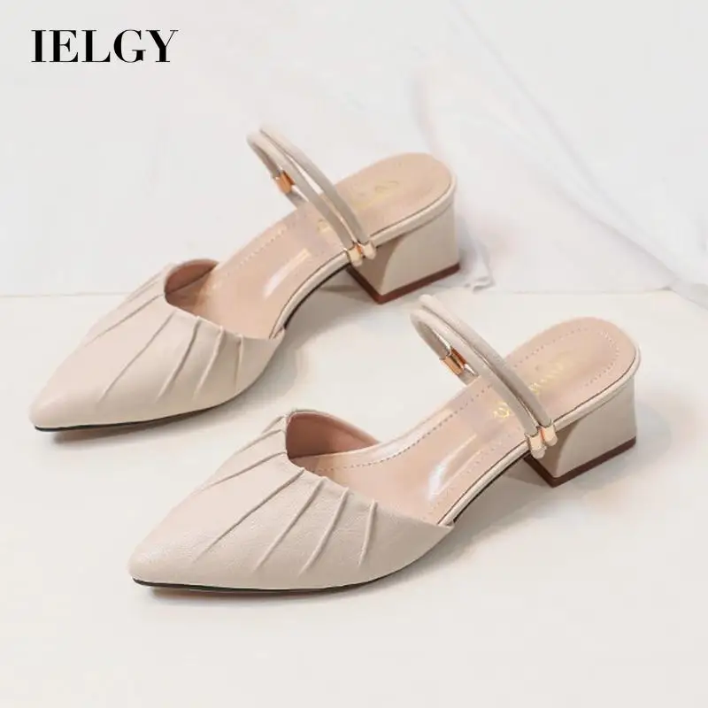

IELGY large toe cap sandals for women in summer