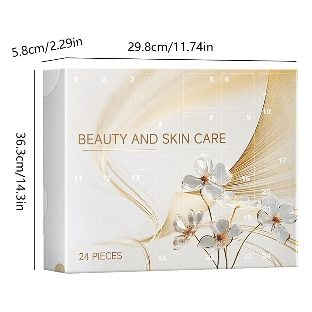 Увлажняющий уход за кожей Адвент-календарь Легкий легко впитывающийся