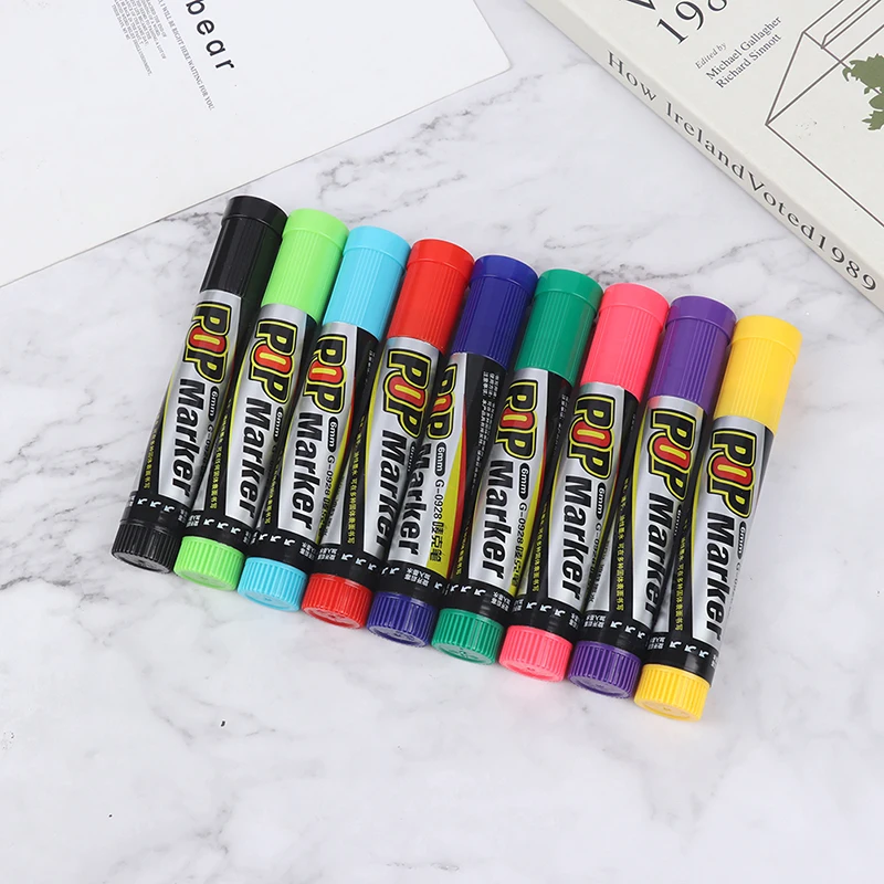 

Sketching Graffiti Markers Waterproof Paint for Drawing Office School Supplies Advertising Painting Pen Mark Brush Marker pens