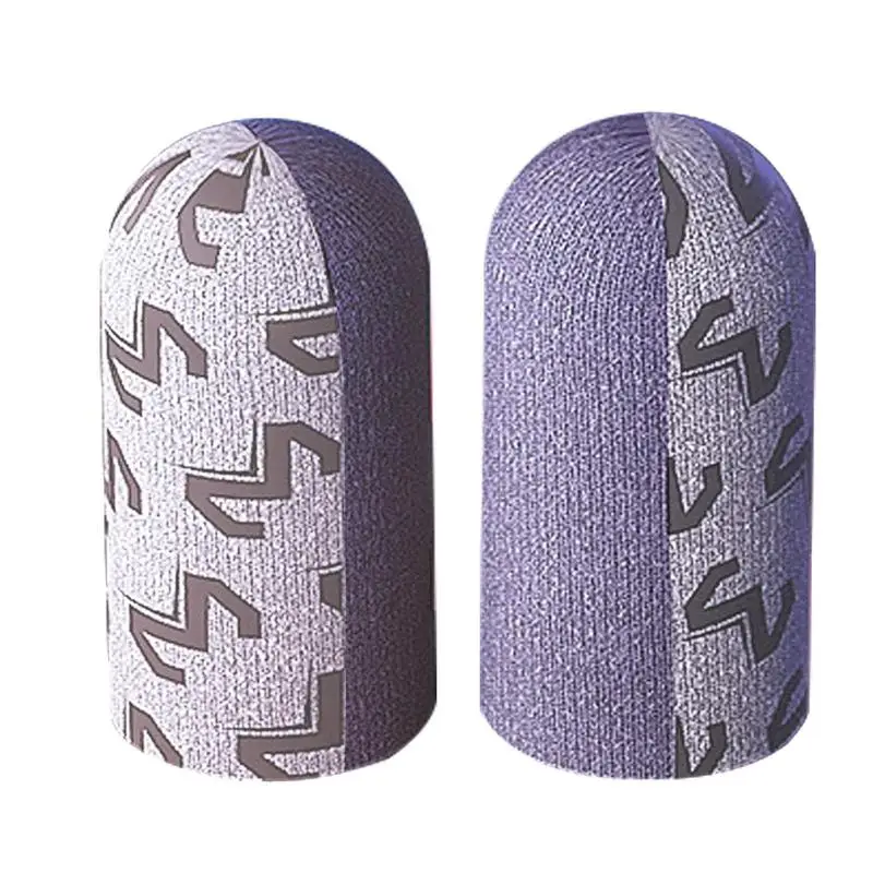 

1pair Mobile Game Fingertip Gloves For Gamer Sweatproof Anti-slip Touch Screen Finger Sleeve Breathable Gamings Fingertip Cover