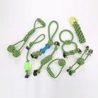 dog toy rope ball toy for small medium dogs outdoor training toy for dogs teeth cleaning tug toy interactive dog bites rope