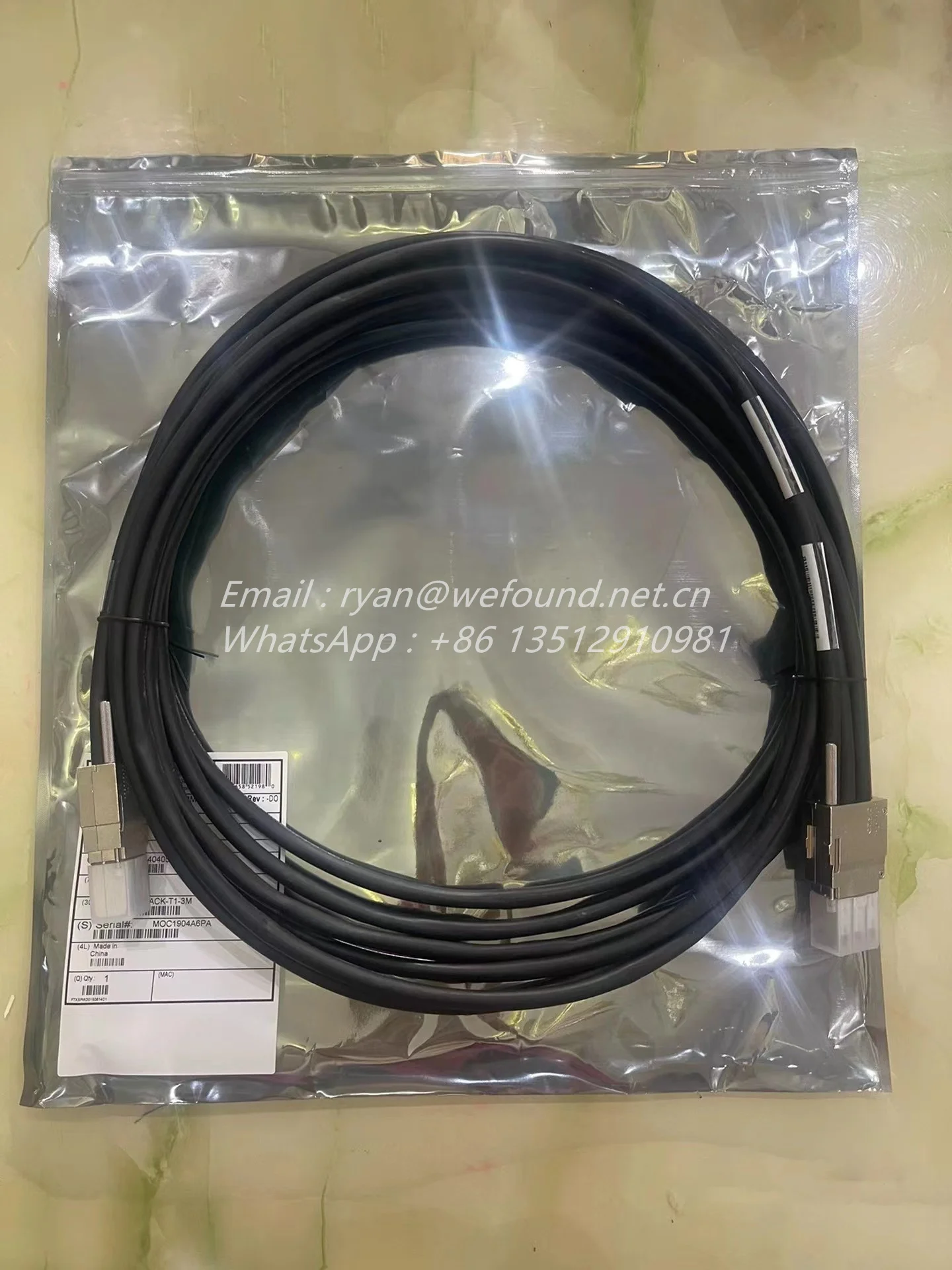 STACK-T1-3M кабель стекирования для Cisco Catalyst 9300 Series аксессуары укладки переключателей