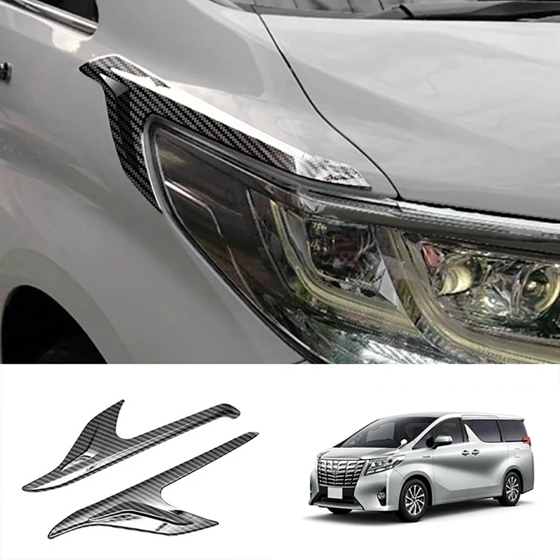 

Накладка на переднюю фару из АБС-пластика для Toyota Alphard 2015-2020