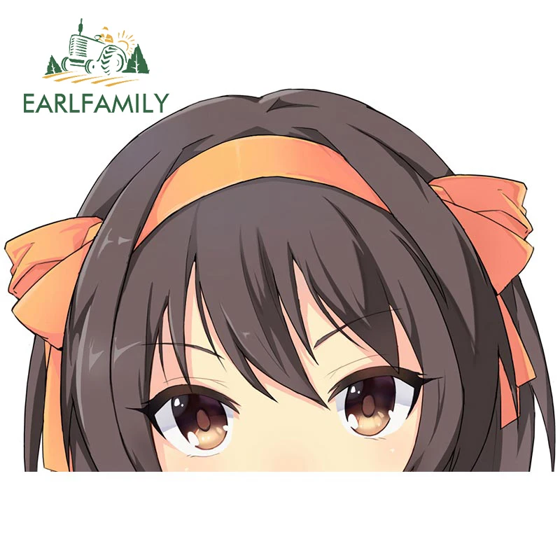 EARLFAMILY 13 см x 9 для моря Харухи автомобильные стикеры модная искусственная