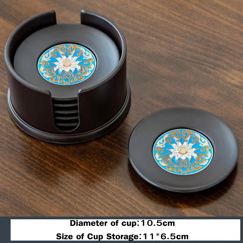 Бакелитовые подставки для чайной чашки наборы эмалированный коврик домашний