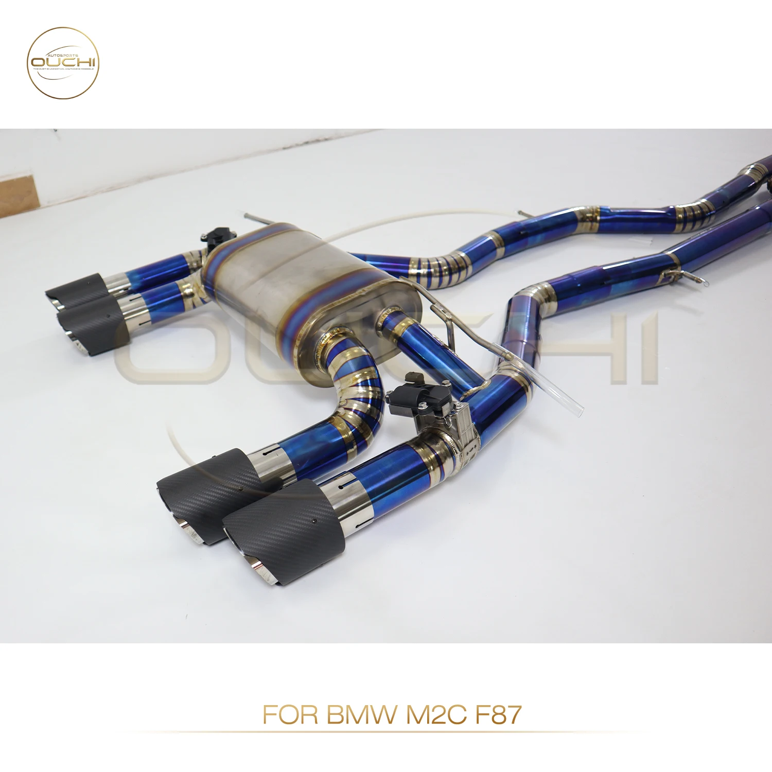 Выхлопная система OUCHI с титановым покрытием для BMW M2C M2 Competition F87 3 0 T S55 глушитель