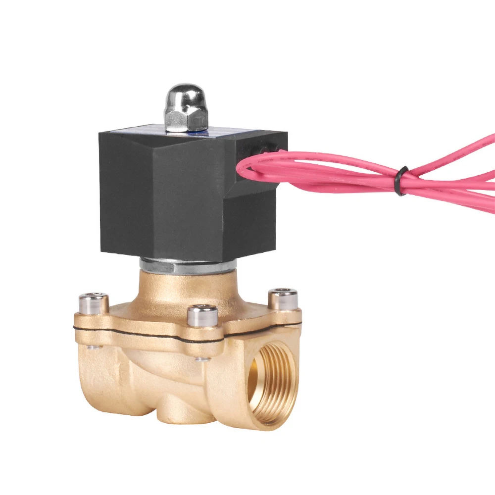 1/2 &quotлатунь IP65 водонепроницаемый электромагнитный клапан 220 В 110 24 12 нормально