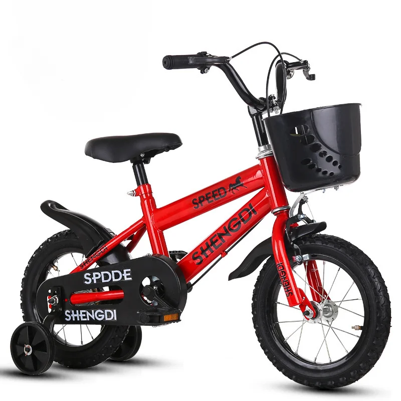 Kids Bike Multicolor Optional 12/14/16 Inch Two-wheeled Bike Boys And Girls Bikes Kids Bike For 2-8 Years Old OUTUP