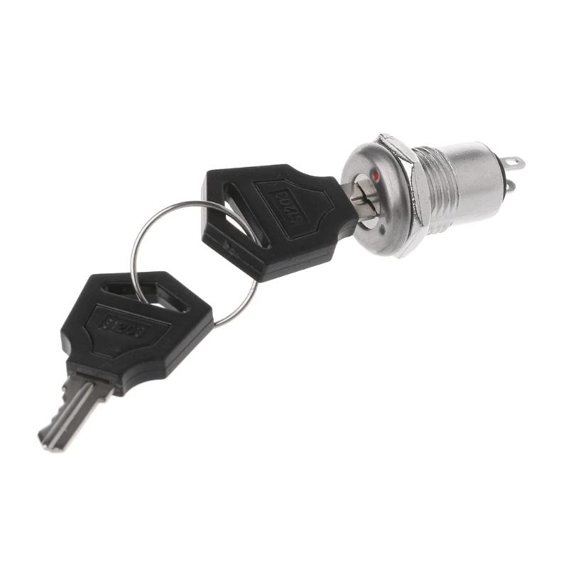 12 мм нержавеющая сталь электронный переключатель с ключом включения выключения