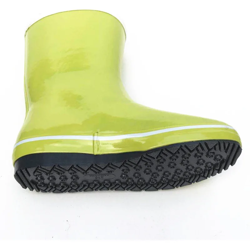 Lightweight Rain Boots Women Rubber Rain Women's Mid-Calf Fashion Soft Cotton Lining