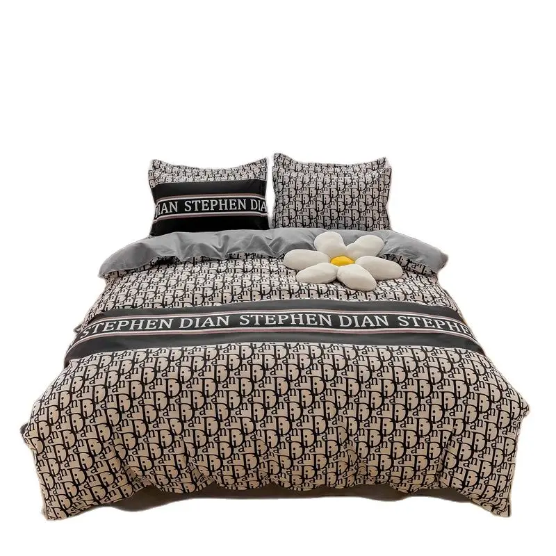 

Modern 2021 Bedding Pure Luxurious Bed Linings Duvet Cover Bed Sheet Pillowcase