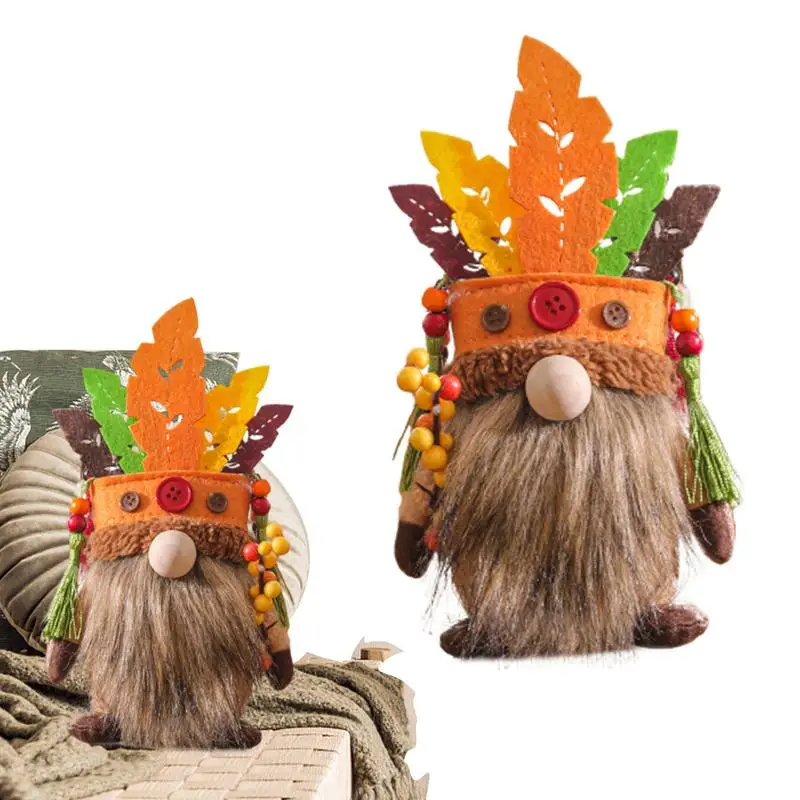 

Thanksgiving Gnomes Fall Decor Handmade Plush Ornaments Harvest Figurine Plush Ornaments For Autumn Decor Thanksgiving